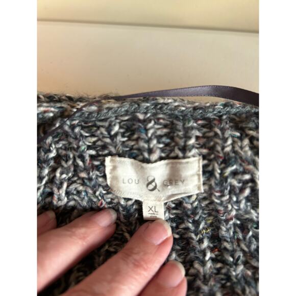 Lou & Grey open cardigan, heavy chunky beautiful, Size XL - Picture 9 of 9